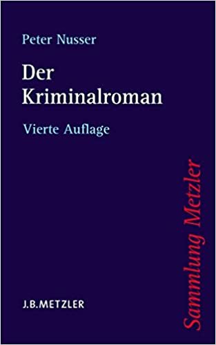 okumak Der Kriminalroman (Sammlung Metzler)