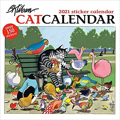 okumak B. Kliban Catcalendar 2021 Sticker Calendar