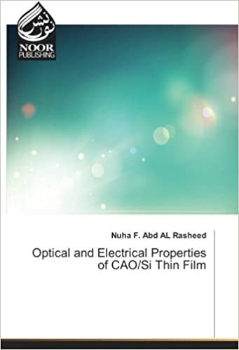 okumak Optical and Electrical Properties of CAO/Si Thin Film
