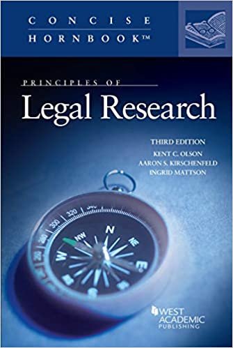 okumak Principles of Legal Research (Concise Hornbook Series)