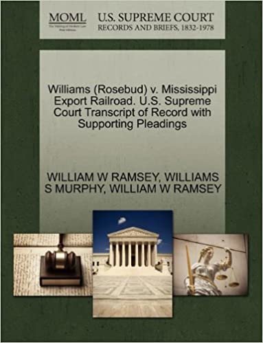 okumak Williams (Rosebud) v. Mississippi Export Railroad. U.S. Supreme Court Transcript of Record with Supporting Pleadings