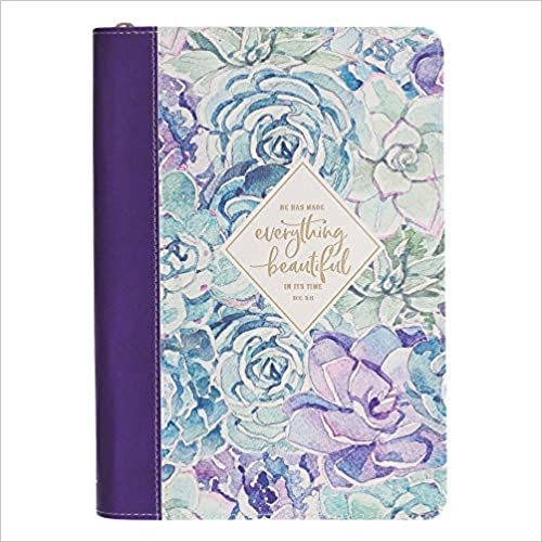 okumak Journal Classic Floral Everything Beautiful in Its Time