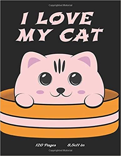 okumak I Love My Cat Anime Sketchbook: Manga Sketch Pad Cover : Manga Drawing Pad, Anime Sketches for s Boys and Girls or Adults to Practice Sketching ... (Premium Sketch Book Cat Lovers, Band 2)