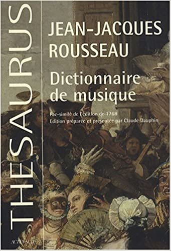 okumak Dictionnaire de musique: FAC-SIMILE DE L&#39;EDITION DE 1768
