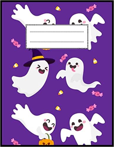 okumak Ghost Primary Story Journal k-2 Cute: spooky happy halloween Primary composition notebook| Size 8.5 x 11 | 120 Pages