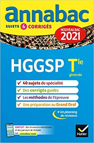 okumak Annales du bac Annabac 2021 HGGSP Tle générale (spécialité): sujets &amp; corrigés nouveau bac (Annabac (9))