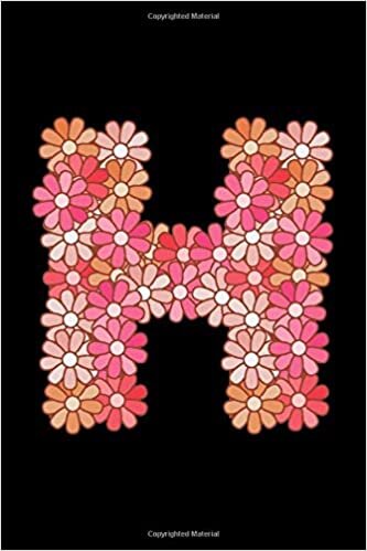 okumak H Alphabet Notebook Journal: Attractive Initial Monogram Letter H College Ruled Notebook &amp; Diary For Writing Journal Note Taking Idea For Girl Boy Men And Women 6x9 120 Pages