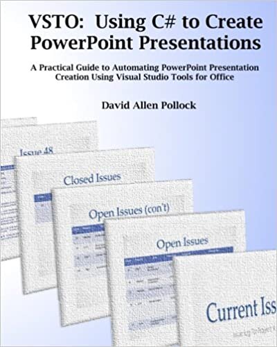 okumak VSTO: Using C# to Create PowerPoint Presentations: A Practical Guide to Automating PowerPoint Presentation Creation Using Visual Studio Tools for Office