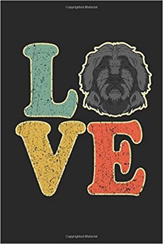 okumak L.O.V.E: 6&quot; x 9&quot; Lined - Notebook - Memo Book - Paperback - Journal - Diary - A funny gift for a dog owner and puppy lover. Also a great as a gift ... there love there pet and four legged friend.