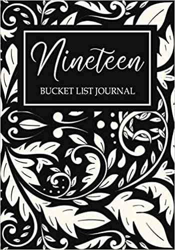 okumak Nine Bucket List Journal: Happy 19th Birthday ,Blank Lined Journal, Notebook,perfect gift for girls for birthday or christmas or any occasion