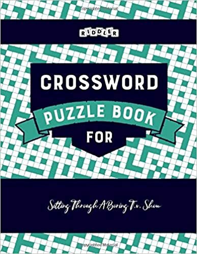 okumak Crossword Puzzle Book for Sitting Through A Boring T.v. Show