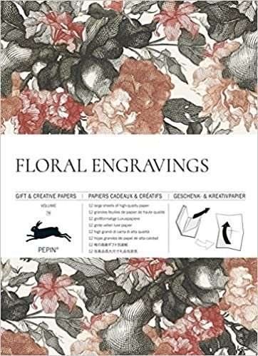 okumak Floral Engravings: Gift &amp; Creative Paper Book Vol. 79 (Gift &amp; Creative Papers Vol 79)