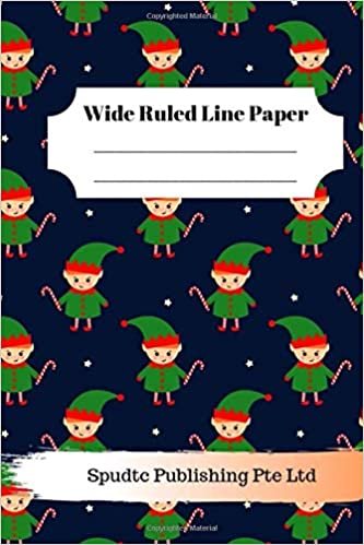 okumak Cute Elf Theme Wide Ruled Line Paper