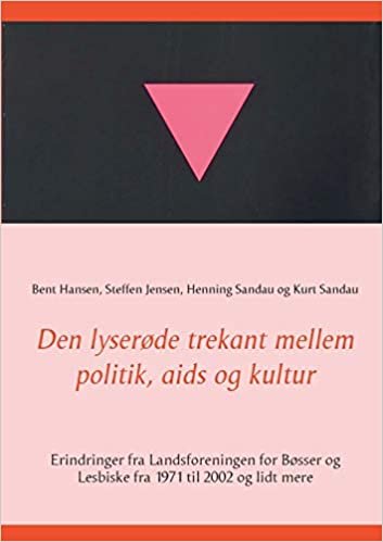 okumak DEN LYSERØDE TREKANT MELLEM POLITIK, AIDS OG KULTUR: Erindringer fra Landsforeningen for Bøsser og Lesbiske fra 1971 til 2002 og lidt mere