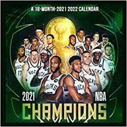 okumak NBA Milwaukee Bucks Wall Calender 2021 - 2022: Special gifts for all ages, genders and Bucks Fans with 18-month Calendar 2022 from Jul 2021 to Dec 2022 In Mini Size 8.5x8.5 Inch