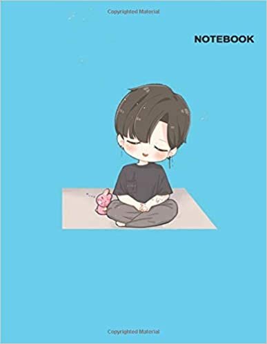 okumak BTS k pop lovers notebook esperto: Classic Lined pages, 110 Pages, Letter (8.5 x 11 inches), Jungkook Bangtan Boys Cover.