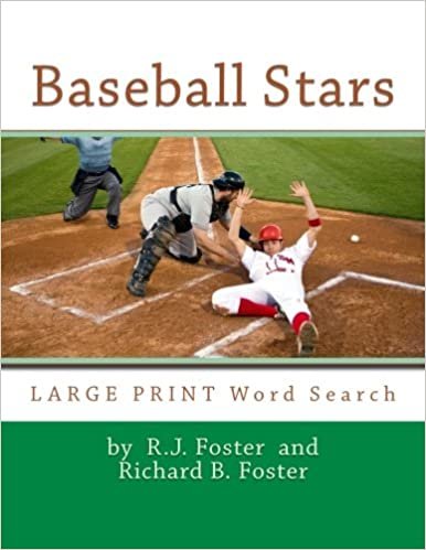 okumak Baseball Stars: Large Print Word Search