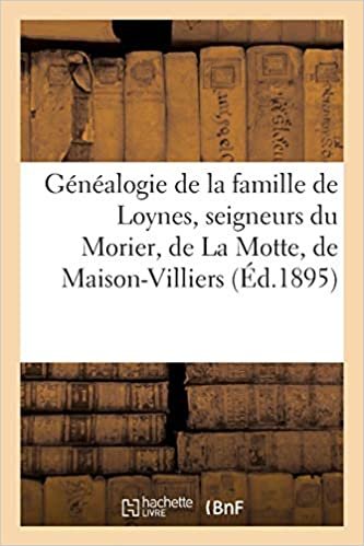 okumak Auteur, S: Gï¿½nï¿½alogie de l: , de Genouilly, des Berceaux, etc. (Histoire)