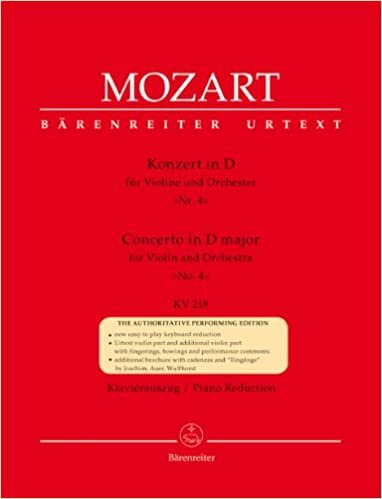 okumak Concerto for Violin No.4 in D major K.218 (Violin &amp; Piano)