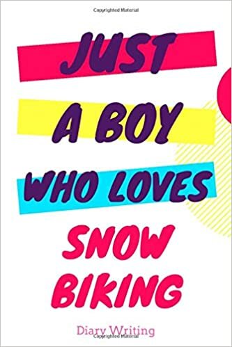 okumak Just a who loves Snow Biking: Snow Biking notebook gift - Organizer - Journal Diary - Log Book Gift for Snow Biking Lovers - Gift it to s Who Loves Snow Biking