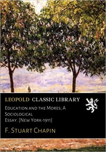 okumak Education and the Mores; A Sociological Essay. [New York-1911]