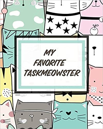 okumak My Favorite Taskmeowster: Cat Co-Worker | Funny At Home Pet Lover Gift | Feline | Cat Lover | Furry Co-Worker | Meow