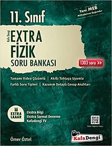 okumak Kafa Dengi Yayınları 11.Sınıf Extra Fizik Soru Bankası (Tümü Video Çözümlü) 320 SAYFA