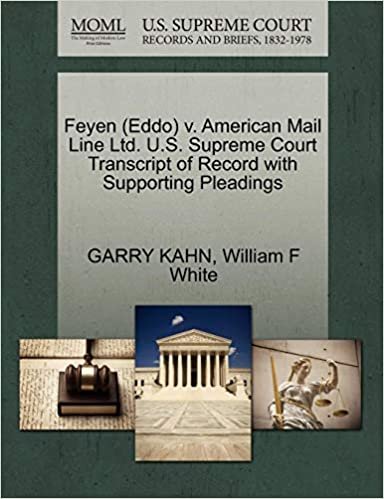 okumak Feyen (Eddo) v. American Mail Line Ltd. U.S. Supreme Court Transcript of Record with Supporting Pleadings
