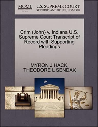 okumak Crim (John) v. Indiana U.S. Supreme Court Transcript of Record with Supporting Pleadings