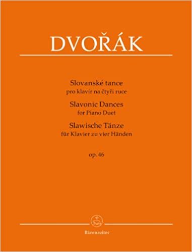 okumak Slawische Tänze für Klavier zu vier Händen op. 46. Spielpartitur