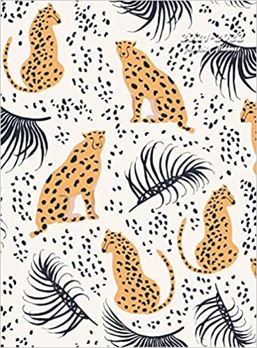 okumak 2021-2022 Monthly Planner: Large Two Year Planner (Cheetahs with Palm Leaves Hardcover)