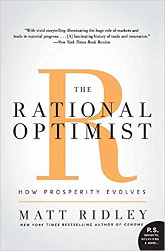 The rational optimist: كيف الازدهار evolves (سوف تصل مصروفات)