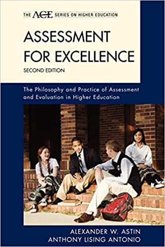 okumak Assessment for Excellence: The Philosophy and Practice of Assessment and Evaluation in Higher Education (American Council on Education, Series on Higher Education) (The ACE Series on Higher Education)