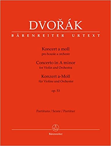 okumak Konzert für Violine und Orchester a-Moll op. 53. Partitur, BÄRENREITER URTEXT