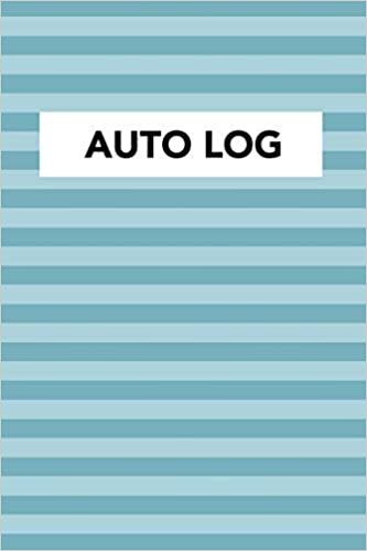 okumak Auto Log: Log Book To Record Your Car Or Vehicles Repairs And Maintenance - Blue Teal Striped Cover (6696 Repair or Maintenance Entries) (Auto Log Series - Blue Teal Striped Cover)