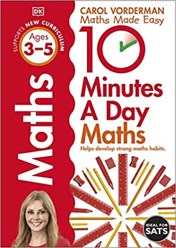 okumak Gunde 10 Dakika 3-5 Yas Matematik: Guclu matematik aliskanliklari gelistirmeye yardimci olur (Kolay Calisma Kitaplari Yapildi)