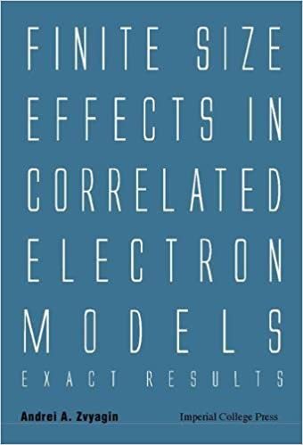 okumak Andrei, Z: Finite Size Effects In Correlated Electron Model: Exact Results