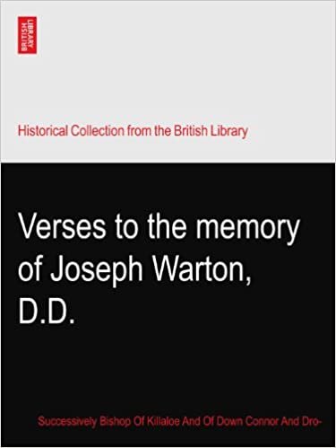 okumak Verses to the memory of Joseph Warton, D.D.