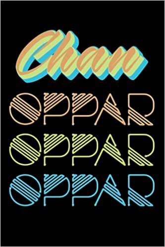 okumak Chan Oppar Oppar Oppar: Fun Colorful Font A.C.E Oppa 100 Page 6 x 9&quot; Blank Lined Notebook Kpop Merch Journal Book for Choice Fandom