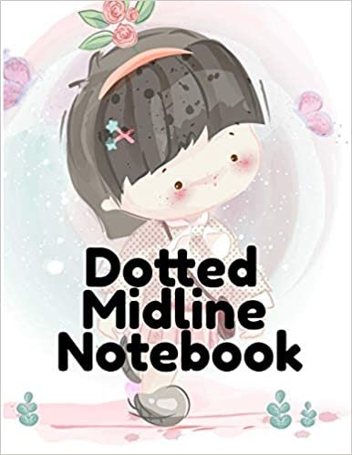 okumak Dotted Midline Notebook: ABC Tracing Book With Cute Coloring A to Z Pictures - Drawing &amp; Doodling Board For First Grade Students - 8.5&quot;x11&quot;, 130 Pages Elementary School Tracing Workbook