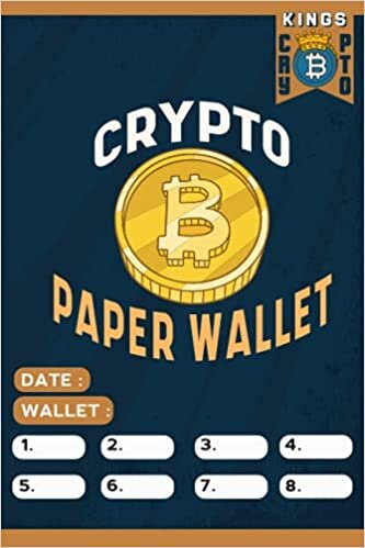 okumak B Crypto PAPER WALLET 24 sheets: Best crypto wallet 6x9 to record private keys, nano blue wallet | trust wallet Pages recovery sheets for writing ... cold storage, Gift, Bitcoin (Volume 4) Ledger
