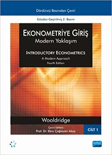 okumak Ekonometriye Giriş Cilt 1 - Modern Yaklaşım