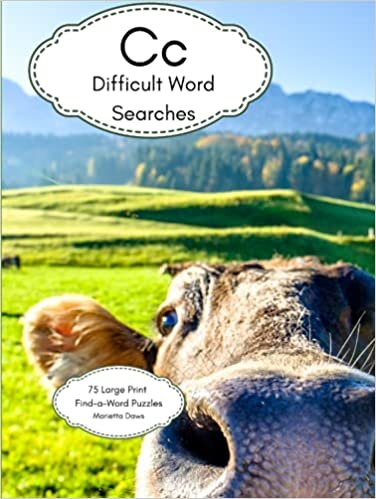 okumak Difficult C Word Searches: 75 Large Print Find-a-Word Puzzles
