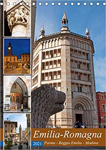 okumak Emilia Romagna (Tischkalender 2021 DIN A5 hoch): Parma, Reggio Emilia und Modena (Monatskalender, 14 Seiten )