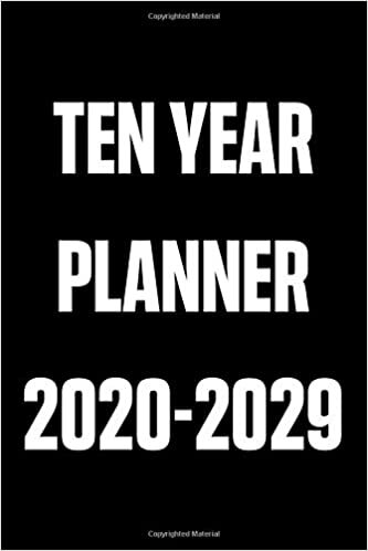 okumak Ten Year Planner 2020-2029: 10 Year Monthly Planner | 120 Months Calendar | Schedule Organizer | Agenda Journal | Time Management