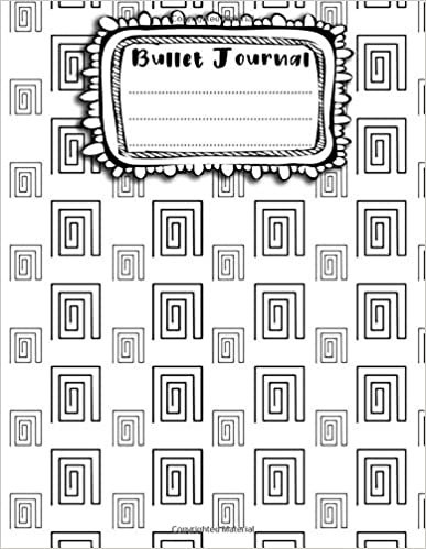 okumak Bullet Journal: A4 - 156 pages - Motifs - Motifs infinis - Motifs Geometriques - Illusion d&#39;optique - Seamless Pattern - Dot point, bullet journal, ... planning, organizer, journal, Fleurs, Bujo