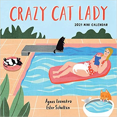 okumak Crazy Cat Lady 2021 Calendar
