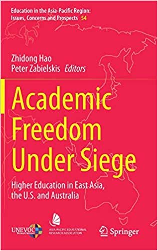 okumak Academic Freedom Under Siege: Higher Education in East Asia, the U.S. and Australia (Education in the Asia-Pacific Region: Issues, Concerns and Prospects (54), Band 54)