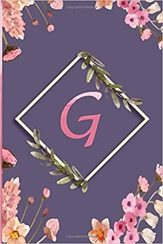 okumak G: Calla lily notebook flowers Personalized Initial Letter G Monogram Blank Lined Notebook,Journal for Women and Girls , School Initial Letter G ... flowers with rose calla lily wheat 6 x 9
