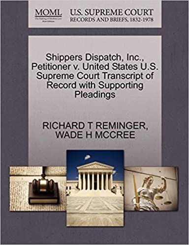 okumak Shippers Dispatch, Inc., Petitioner v. United States U.S. Supreme Court Transcript of Record with Supporting Pleadings
